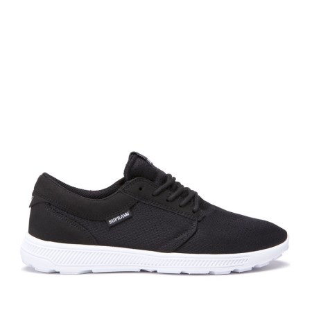 Supra Hammer Run Mens Low Tops Shoes Black UK 17VIT